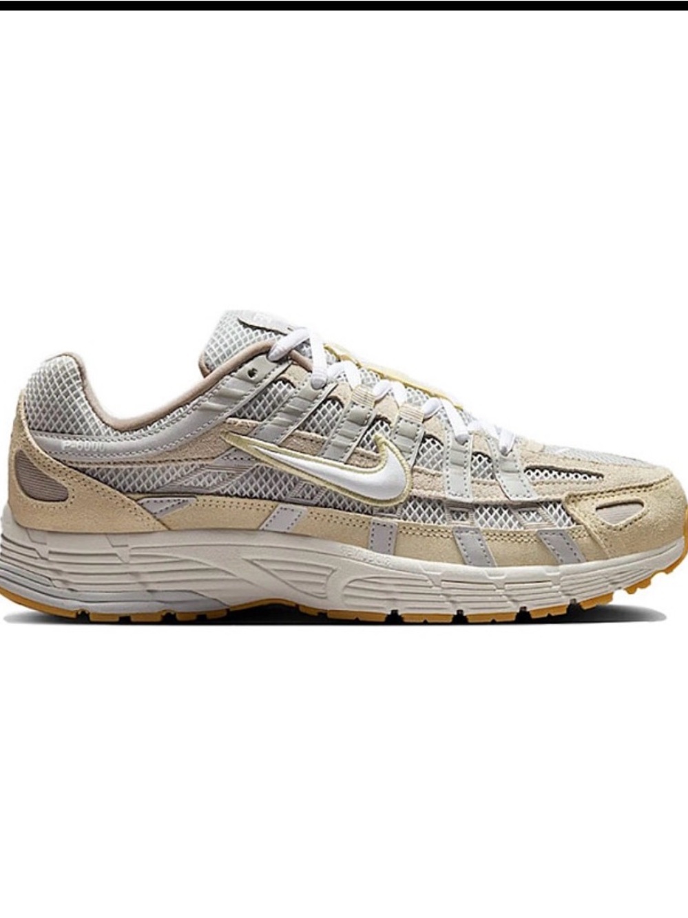 Never worn Nike Women's Beige and White Mesh Sneakers